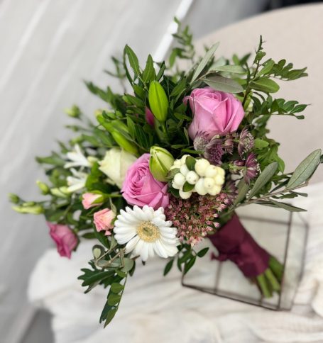 White bridal bouquet Wedding flowers Worcester