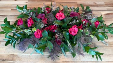 Double spray Funeral flowers Stourport on Severn